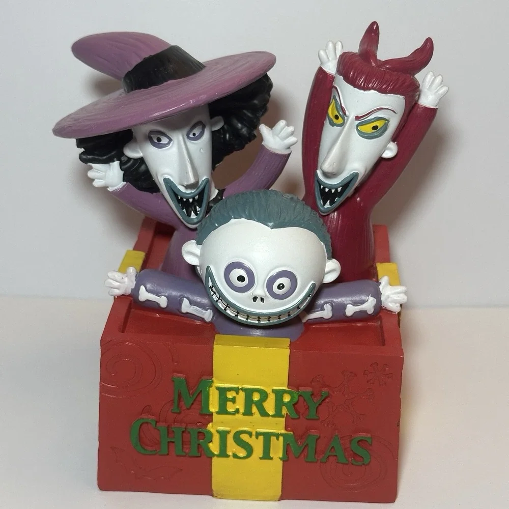 Nightmare Before Christmas Lock Shock Barrel Christmas‎ Present Table Disneys